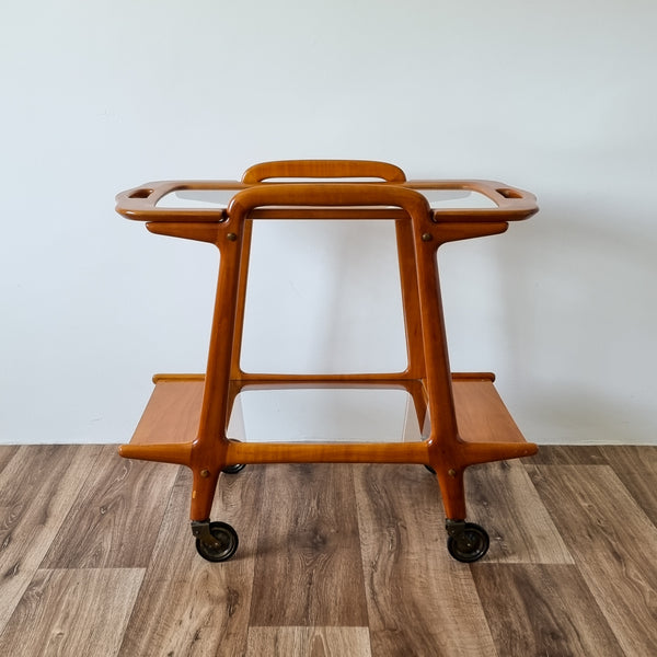 RESERVED Italian Style Wooden Bar Cart
