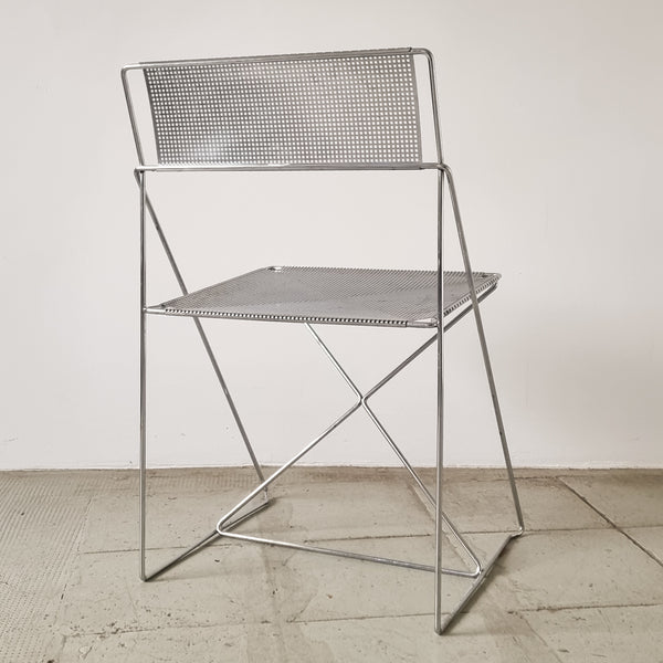 X-line Chairs Niels Jorgen Haugesen for Hybodan- Set of 3