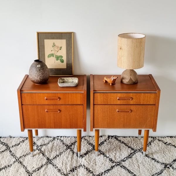Pair of Mid-century Bedside Tables