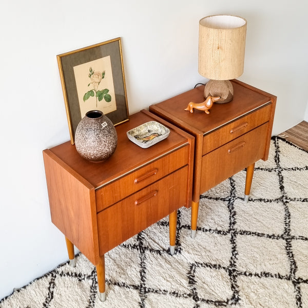Pair of Mid-century Bedside Tables