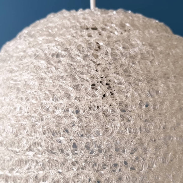 Fiberglass Spaghetti Globe Hanging Lamp