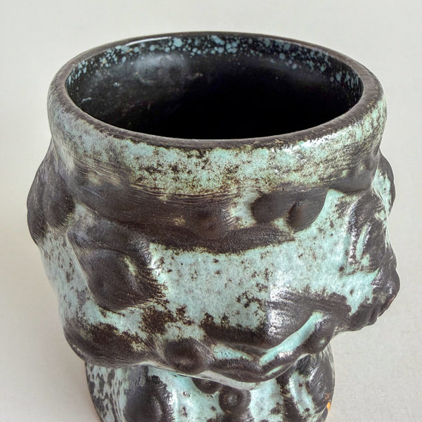 Strehla Keramik Vintage Head Planter