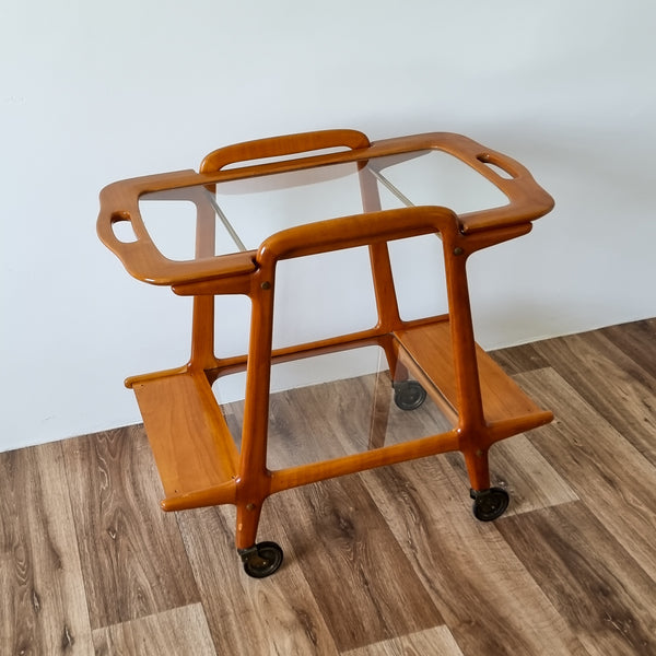 Italian Style Wooden Bar Cart