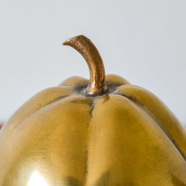 Decorative Brass Apple and Pear Containers