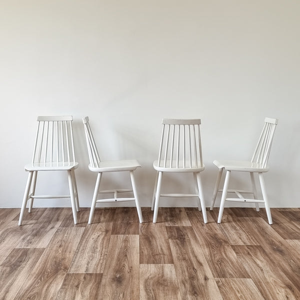 Ikea Stockholm Tapiovaara Inspired Dining Chairs  - set of 4