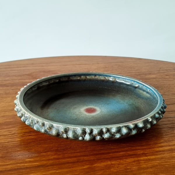 Large Danish Ceramic Centerpiece Bowl by Ravnild