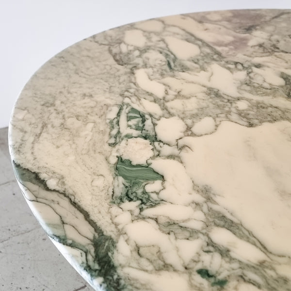 Marble and Steel Dining Table
