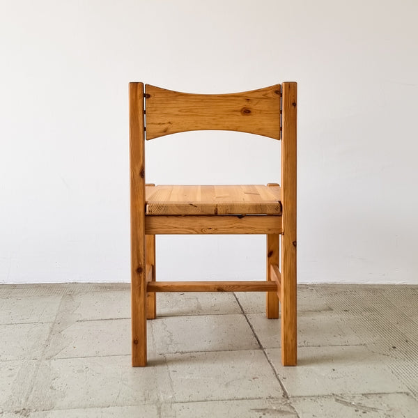 Ilmari Tapiovaara Hongisto Pine Wood Dining Chairs and Stool