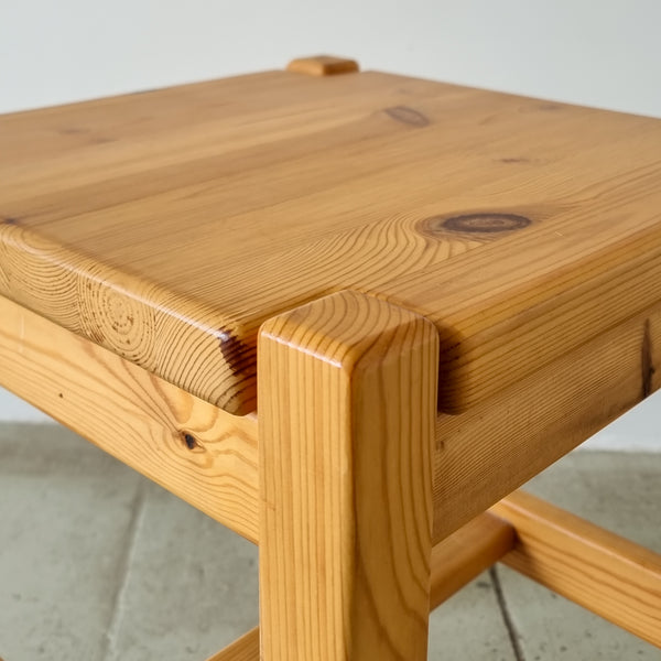 Ilmari Tapiovaara Hongisto Pine Wood Dining Chairs and Stool