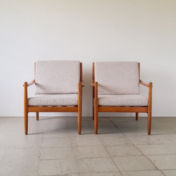 Pair of Vintage Scandinavian Style Armchairs