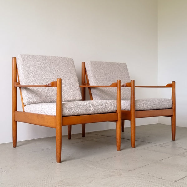 Pair of Vintage Scandinavian Style Armchairs