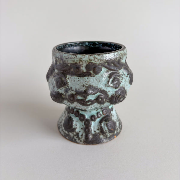 Strehla Keramik Vintage Head Planter