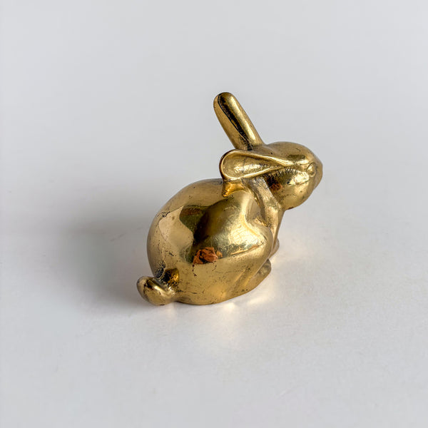 Vintage Brass Rabbit Figurine