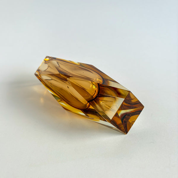 Faceted Murano Sommerso Vases