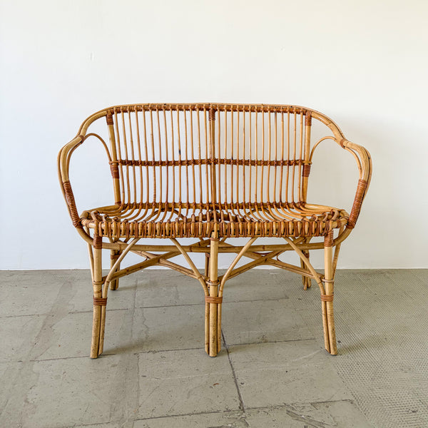 Rattan 2 Seater Sofa