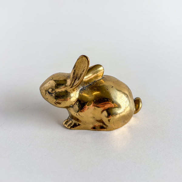 Vintage Brass Rabbit Figurine