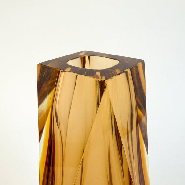 Faceted Murano Sommerso Vases
