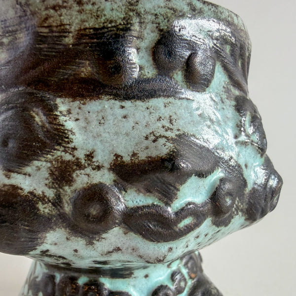 Strehla Keramik Vintage Head Planter