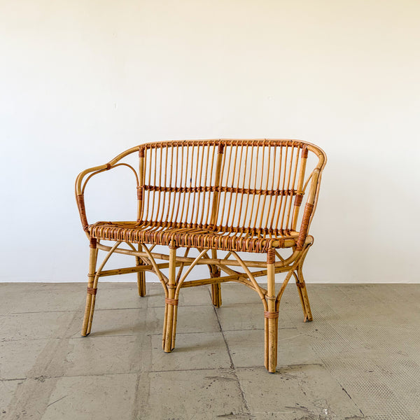 Rattan 2 Seater Sofa