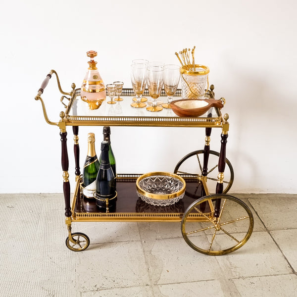 § Neoclassical French Bar Cart Maison Baguès