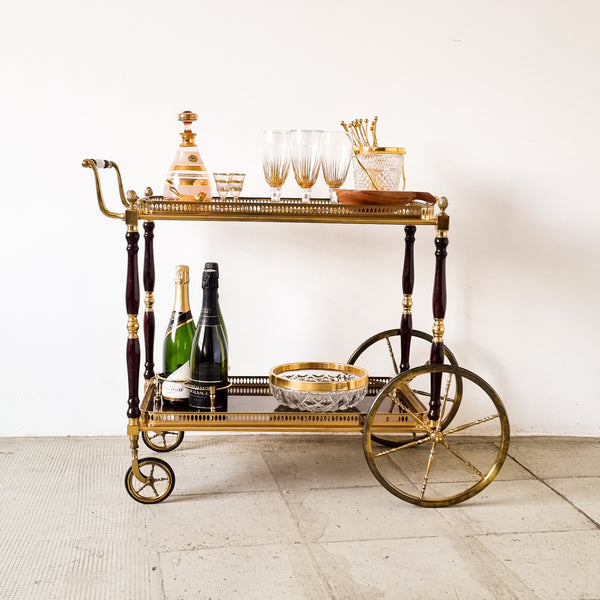 § Neoclassical French Bar Cart Maison Baguès