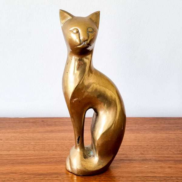 § Pair of Brass Cats