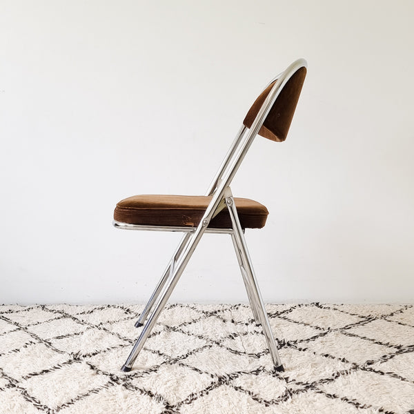 § 70s Chrome Folding Chair