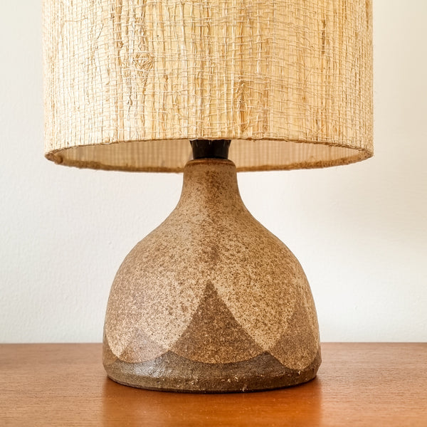 Small Scandinavian Ceramic Table Lamp – Oddhaus Vintage