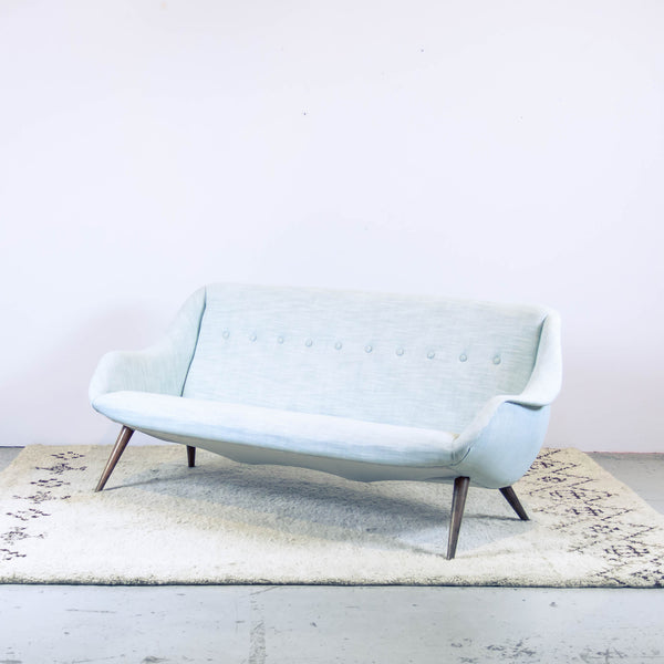 Scandinavian style vintage 50s mint sofa