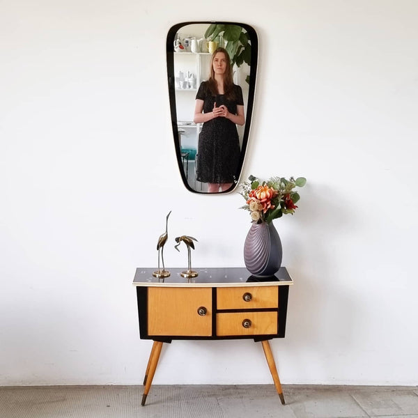 § Vintage 50s entrance console and mirror