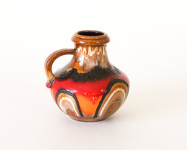 § Scheurich Retro Fat Lava Vase 423-18 West Germany