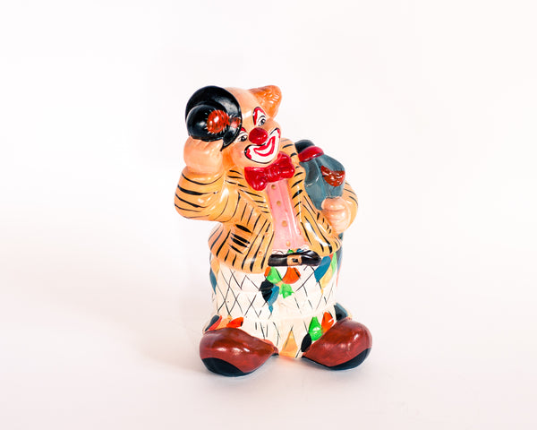Creepy Clown Ceramic Figurine