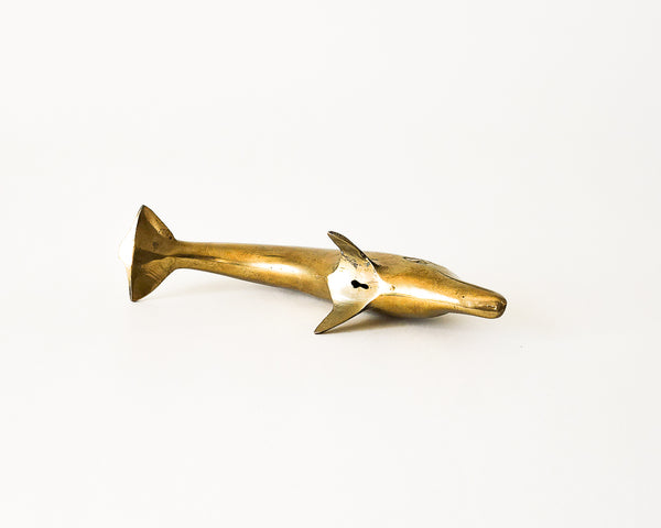 Brass Dolphin Figurine