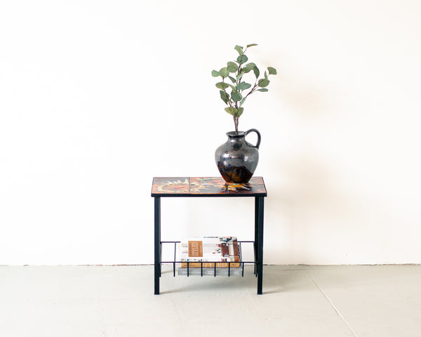 § Retro 70s Tiled Side Table