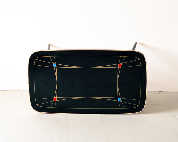 § Retro 1950's Geometric Decor Coffee Table