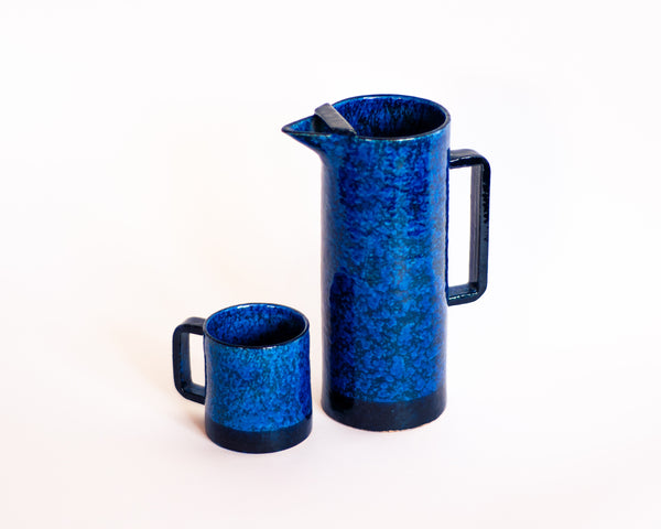 § Mid-century Italian Ceramic Pitcher and Mugs