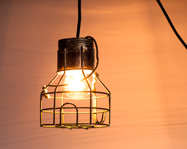 Industrial Workshop Cage Lamp