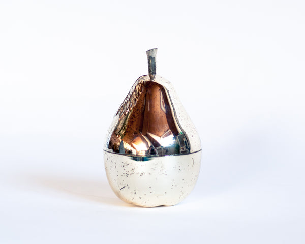 § Silver Pear Trinket Box