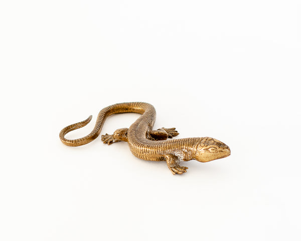 § Brass Lizard Figurine