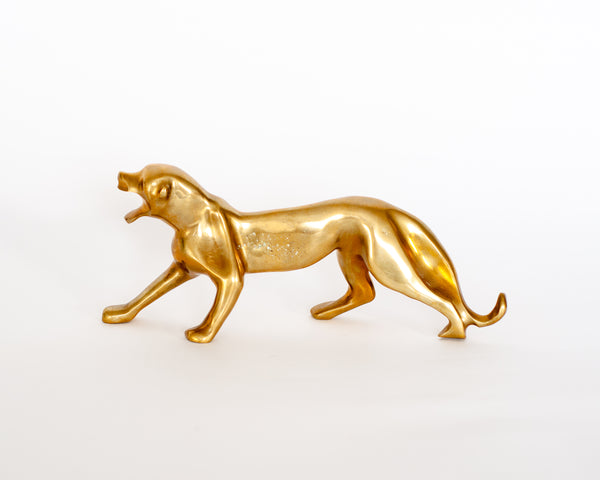 § Brass Cheetah Figurine