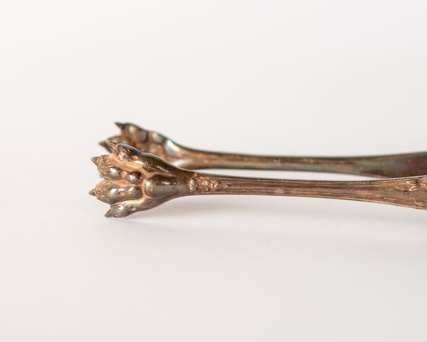 § Sterling Silver Wolf Paw Ice Tongs