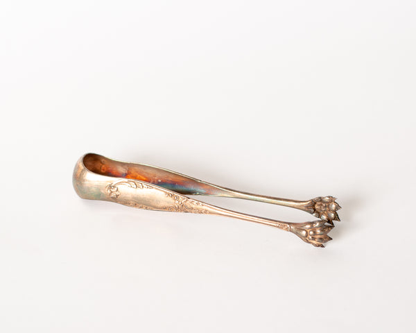 § Sterling Silver Wolf Paw Ice Tongs