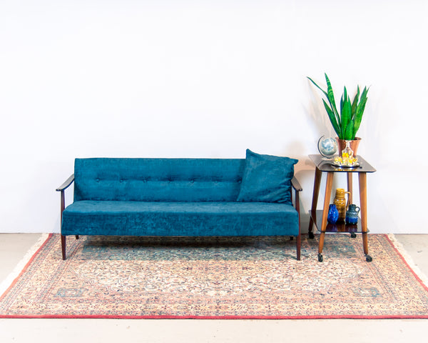 §1960's Scandinavian Sofa (new upholstery)