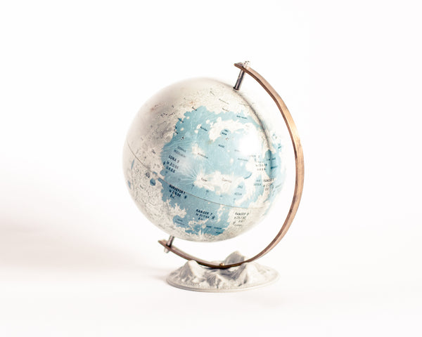 § Vintage Tin "La Lune" Moon Globe