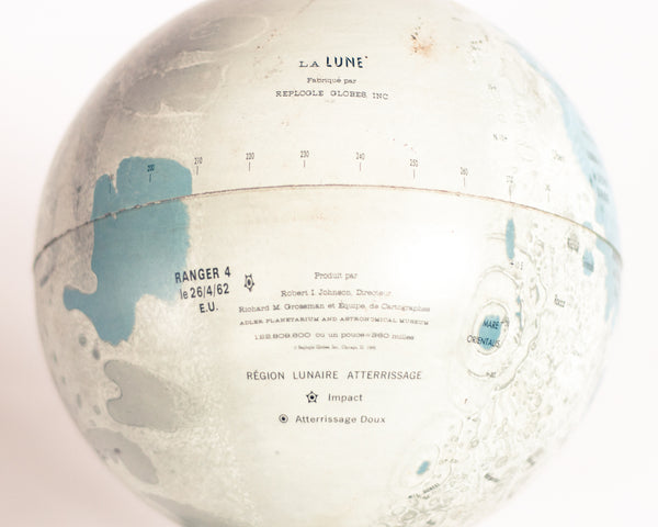 § Vintage Tin "La Lune" Moon Globe