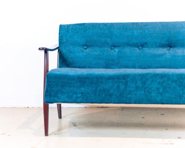 §1960's Scandinavian Sofa (new upholstery)