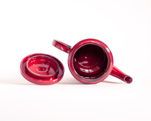 § Mid-century Villeroy & Boch Granada Tomato Red Tea or Coffee Pot