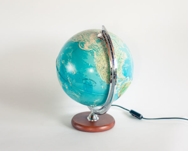 § Vintage Illuminated Globe Tecnodidattica (French)