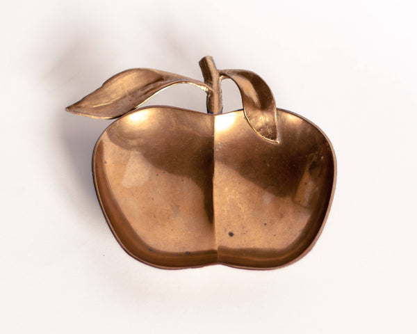 § Brass Apple Trinket Dish