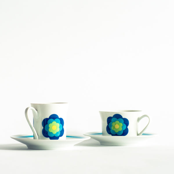 Oddhaus Vintage Decoration Luxembourg - vintage pop Scherzer Bavaria porcelain cups